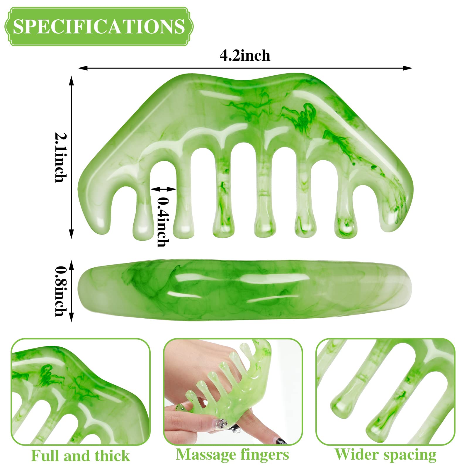 Geiserailie peigne gua sha, usage quotidien, relaxation ciblée du cuir chevelu.