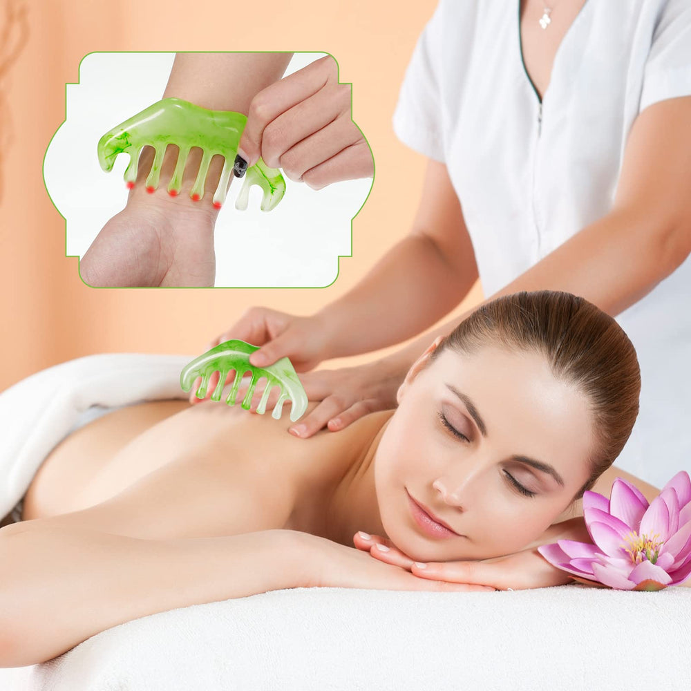 Geiserailie peigne gua sha, voyage léger, relief rapide entre tâches.