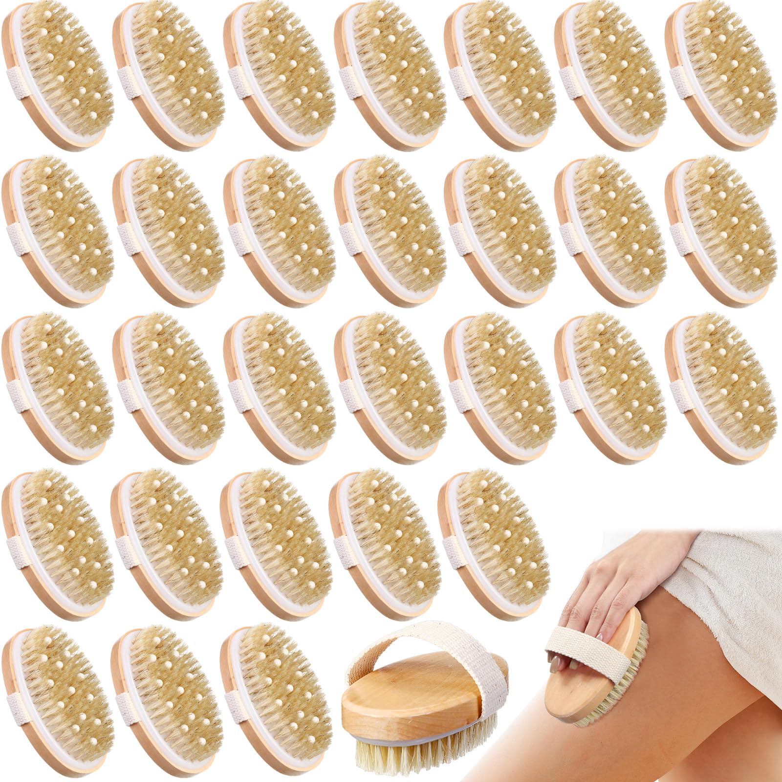 Gejoy ensemble de 10 brosses corps pour exfolier en douche