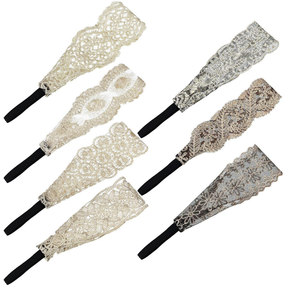 Gejoy serre-tête dentelle design 2, parfait pour les coiffures quotidiennes