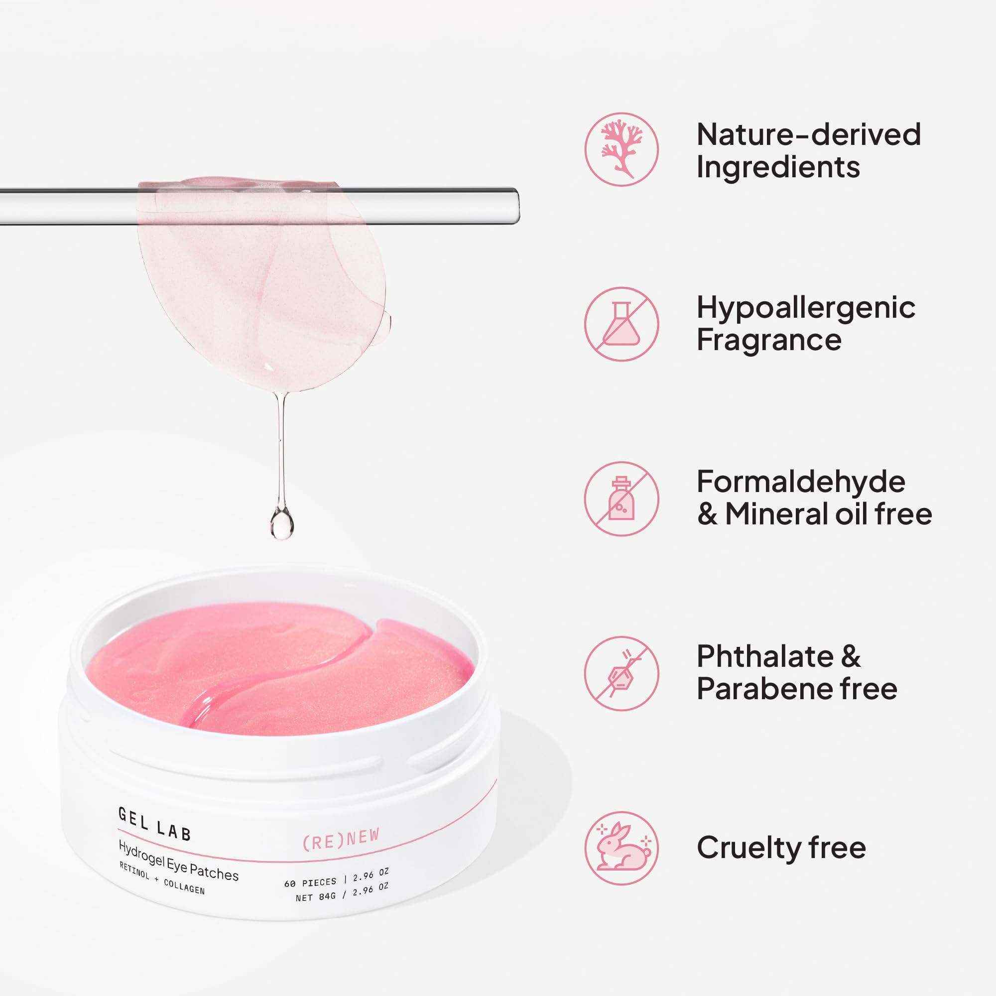Gel Lab Renew application rapide: pose simple en quelques minutes.