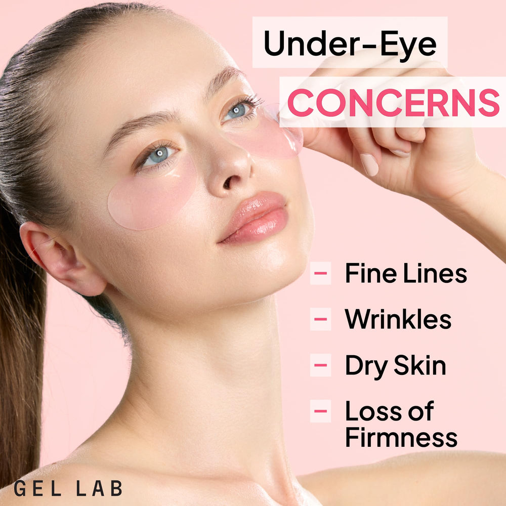 Patchs Gel Lab Renew yeux collagène: raffermissent et repulpent le contour.