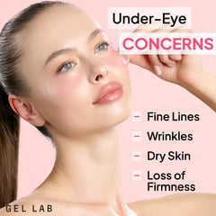 Patchs Gel Lab Renew yeux collagène: raffermissent et repulpent le contour.