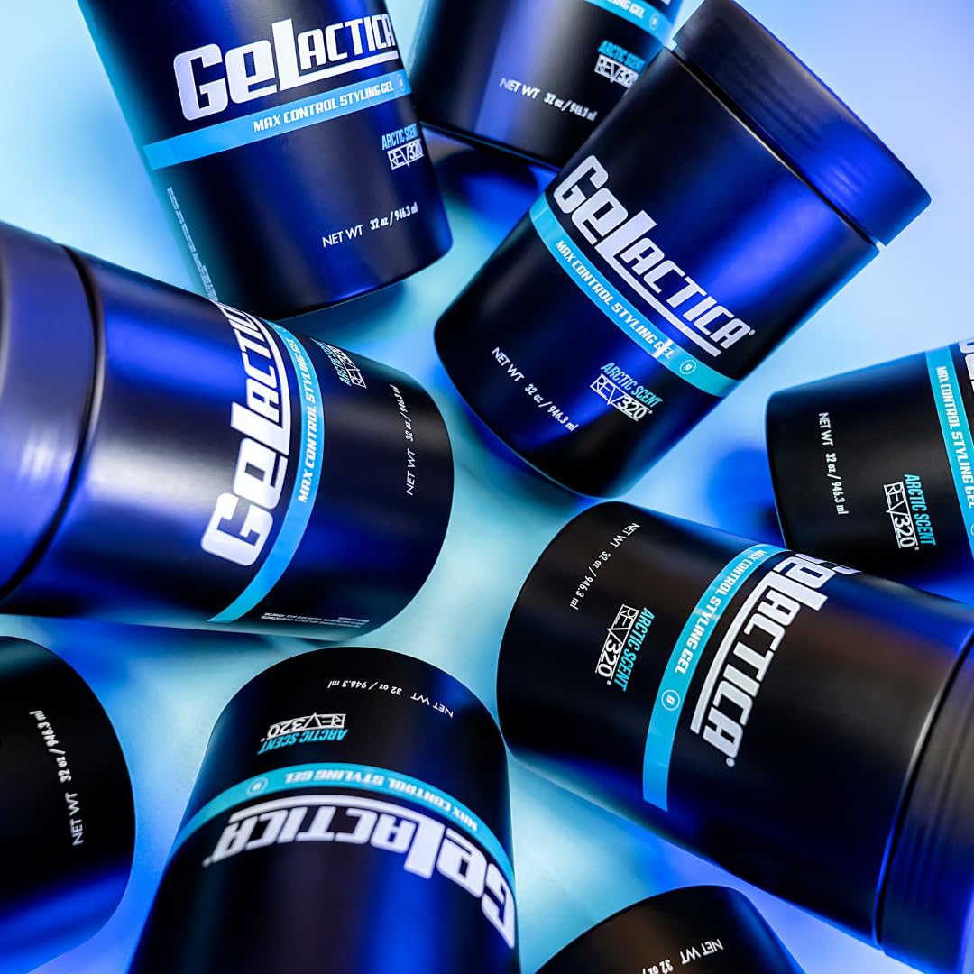 Tailles disponibles 8 oz, 18 oz et 32 oz de Gelactica Max Control