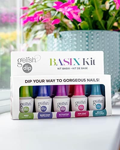 Gelish Dip Basix Kit – activateur accélère le processus sans lampe.