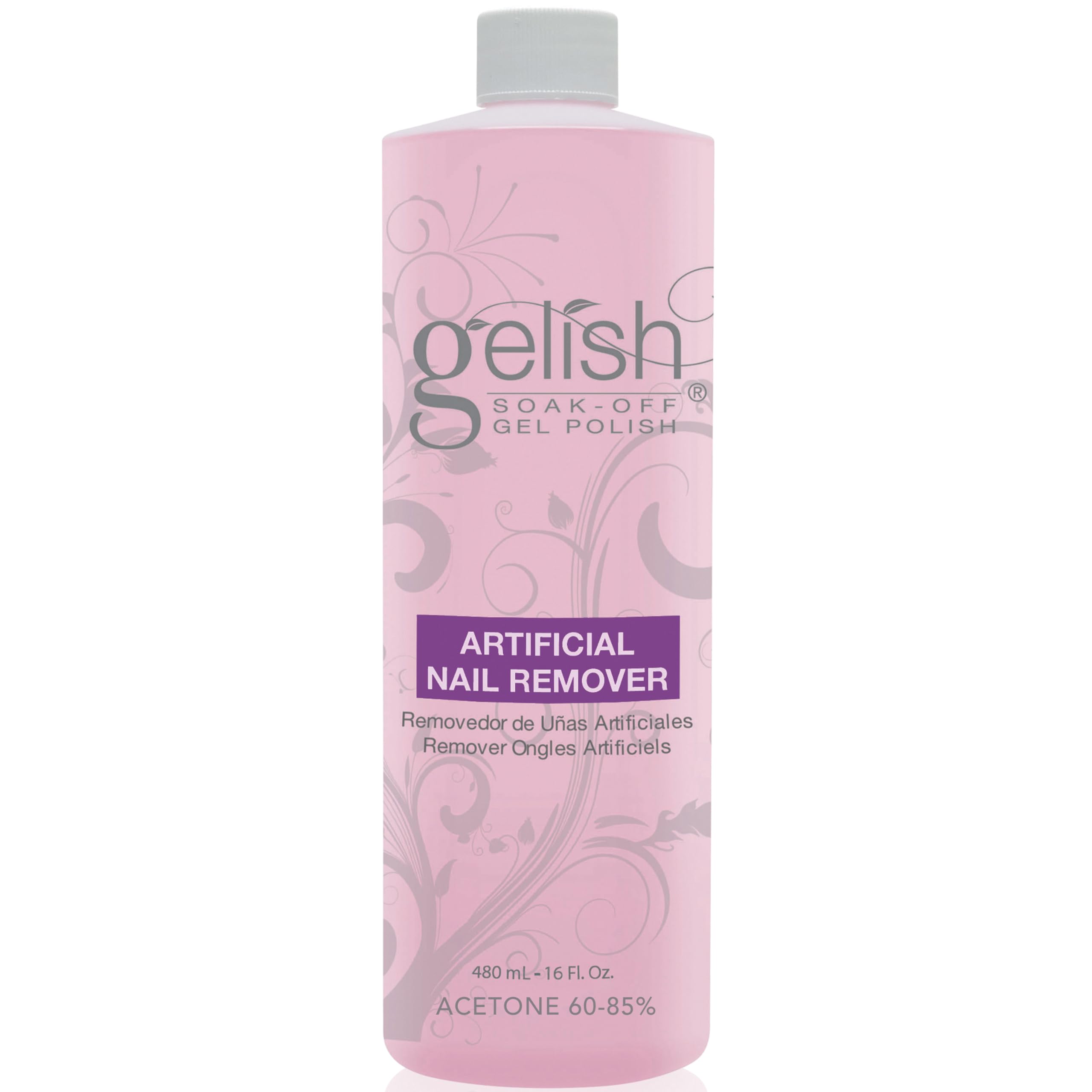 Gelish Dissolvant pour ongles artificiels, emballage compact et pratique pour le studio.