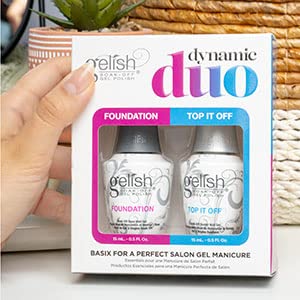 Gelish Finition Brillante : résultat lisse et éclatant sur les ongles.