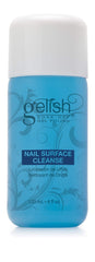 Gelish nettoyant de surface pour ongles: bouteille, prépare une finition brillante sans résidu.