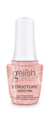 Gelish Structure Gel bottle shows a strong, self-leveling formula for durable nails.