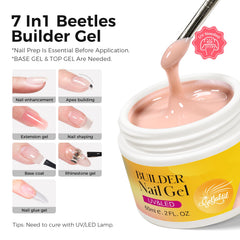 GELLAKTIK Builder Gel 10 modèles d’ongles inclus
