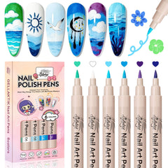 GELLAKTIK ensemble couleurs: design d'ongles précis et variés