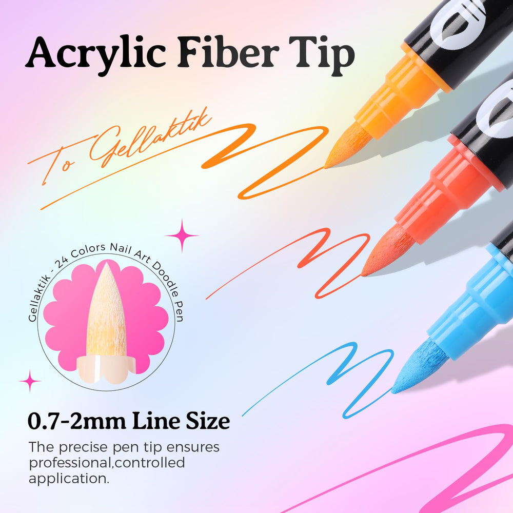 GELLAKTIK étui portable pour ranger les 24 stylos.