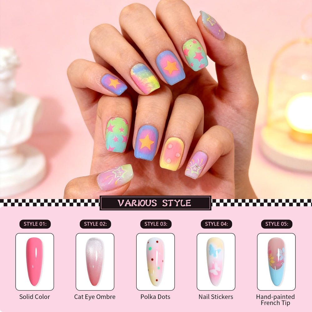 GELLAKTIK pinceau ongles pour application précise et sans bavure.
