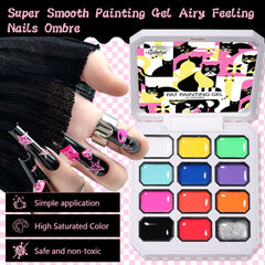 GELLAKTIK stickers déco ongles ajoutant des accents créatifs et une tenue résistante.