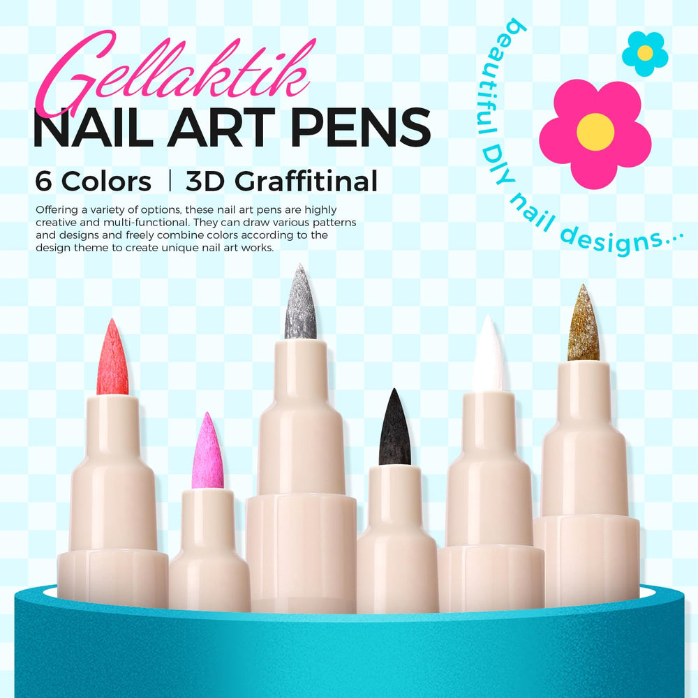 Gellaktik-stylo-ongles-0-7mm-precision: tracés fins pour dessins délicats.