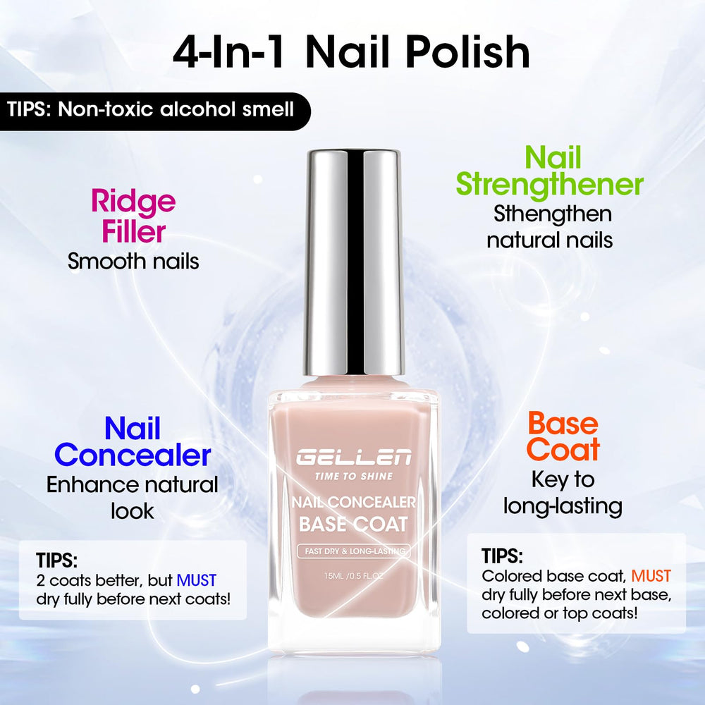 GELLEN 4-en-1 renforcement-ongles calcium pour plus de solidité