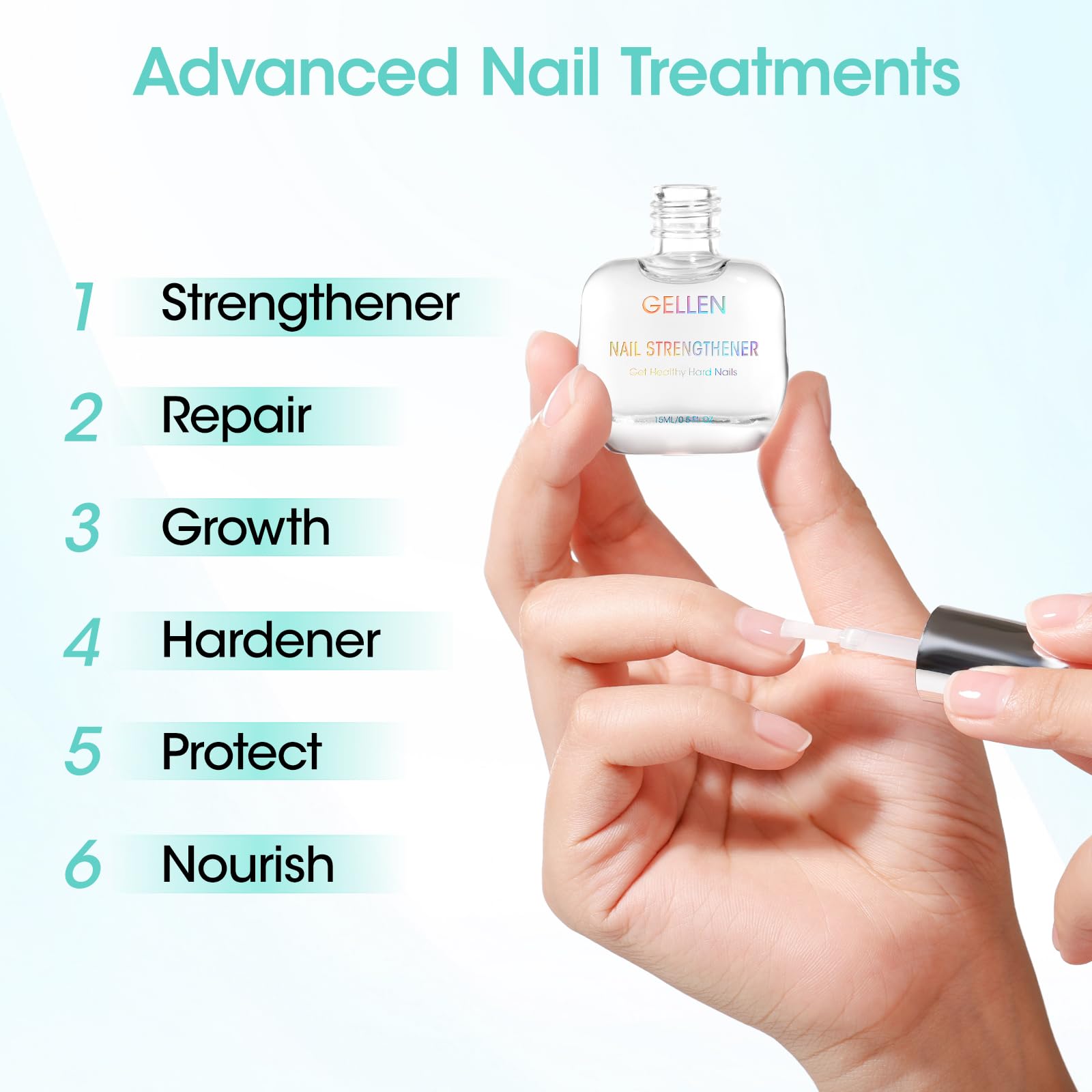 GELLEN aide à la croissance des ongles, longueur améliorée.