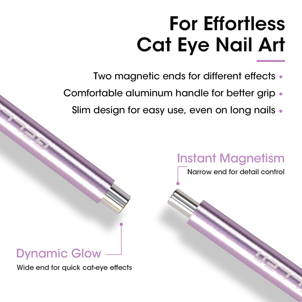 GELLEN aimant œil-de-chat avec perles rondes pour motifs détaillés.