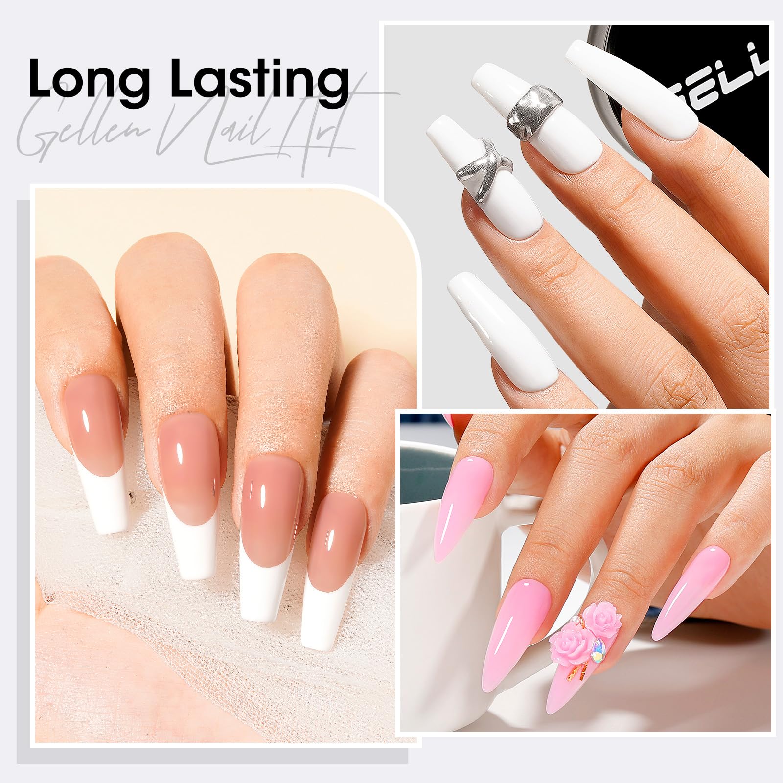 GELLEN Apex Ongles – démonstration de la construction d’apex pour extensions solides