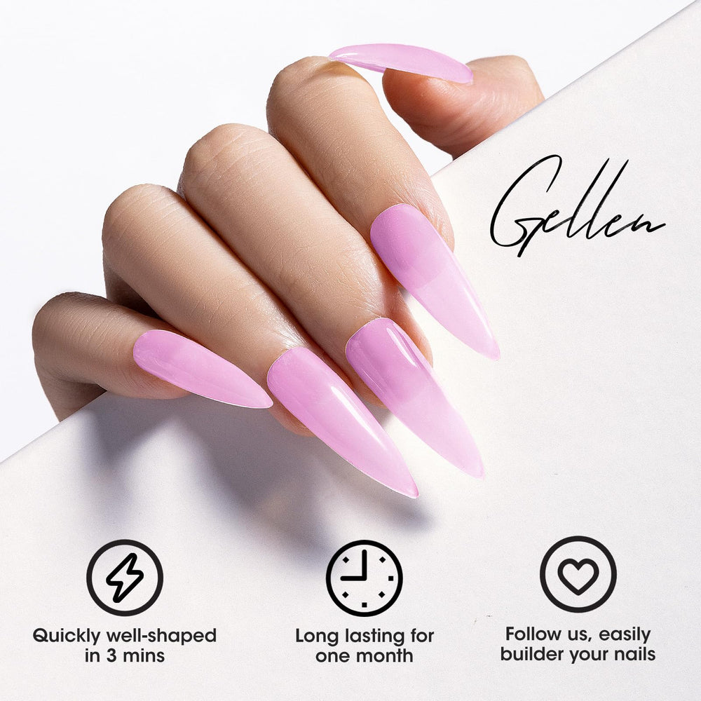 GELLEN kit gel builder bleu extension longue durée