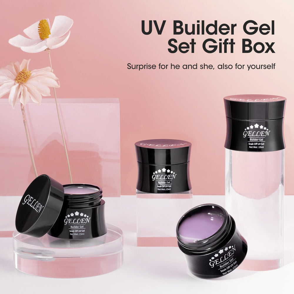 Gellen Gel Kit coffret personnalisé: cadeau pratique pour les passionnés d'art des ongles.