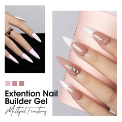 Gellen Gel de Construction kit extensions ongles: permet des ongles plus longs et nets.