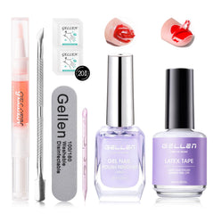 Gellen Gel Remover en flacon 18 ml pour retrait rapide des gels.
