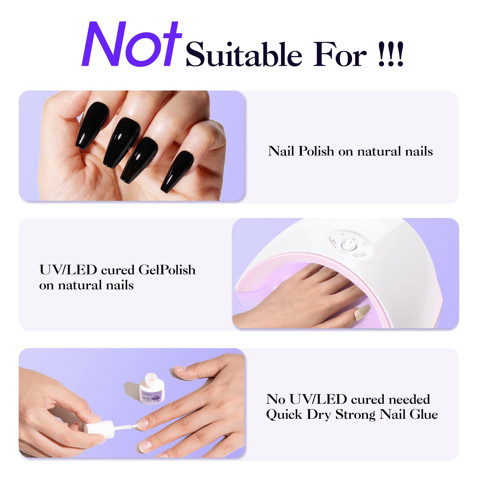 Dissolvant sans acétone GELLEN, dépose douce pour ongles