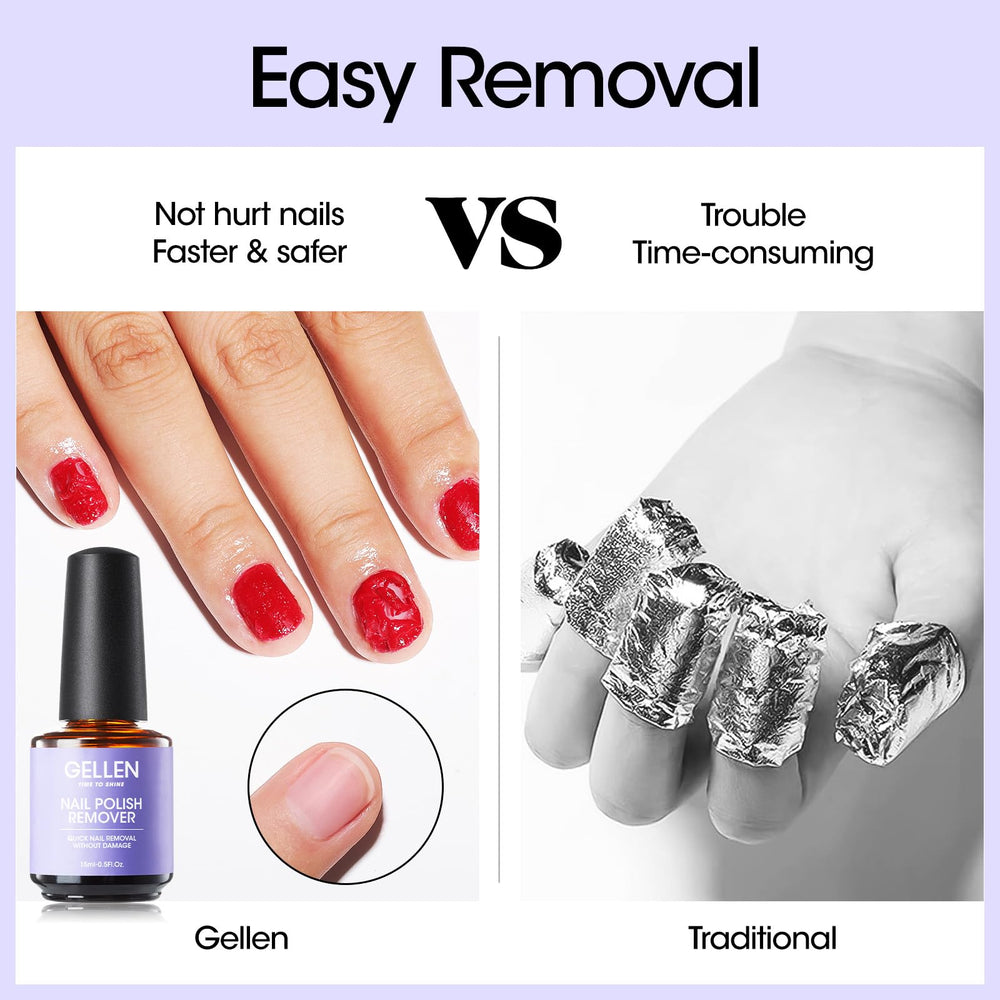 GELLEN dissolvant gel rapide retire le gel en quelques minutes