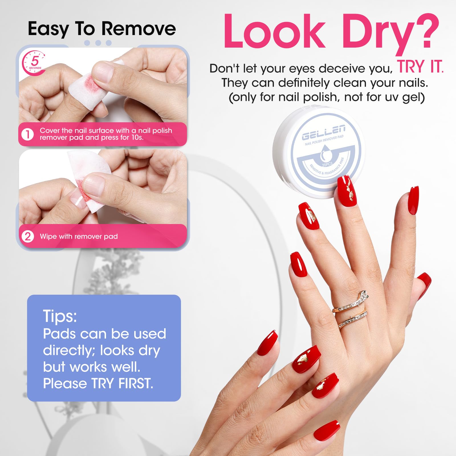 Dissolvant non toxique GELLEN pour une utilisation en douceur