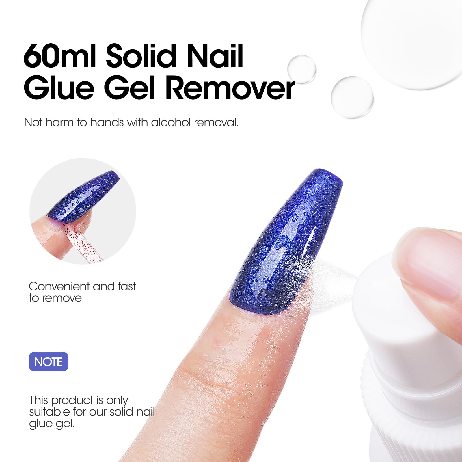 GELLEN dissolvant sans acétone, retrait en douceur.
