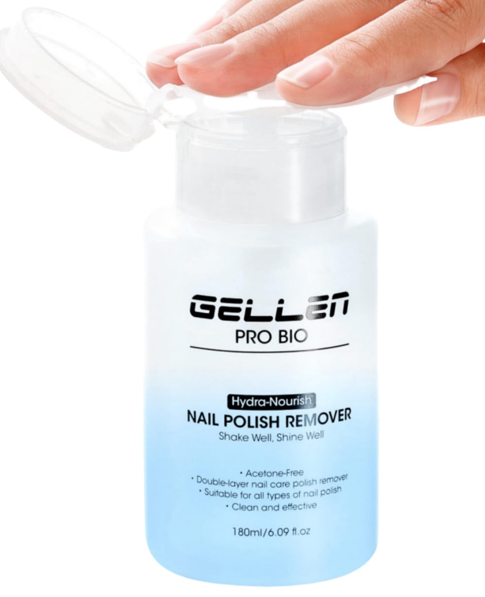 Dissolvant GELLEN sans acétone - bouteille avec pompe pratique