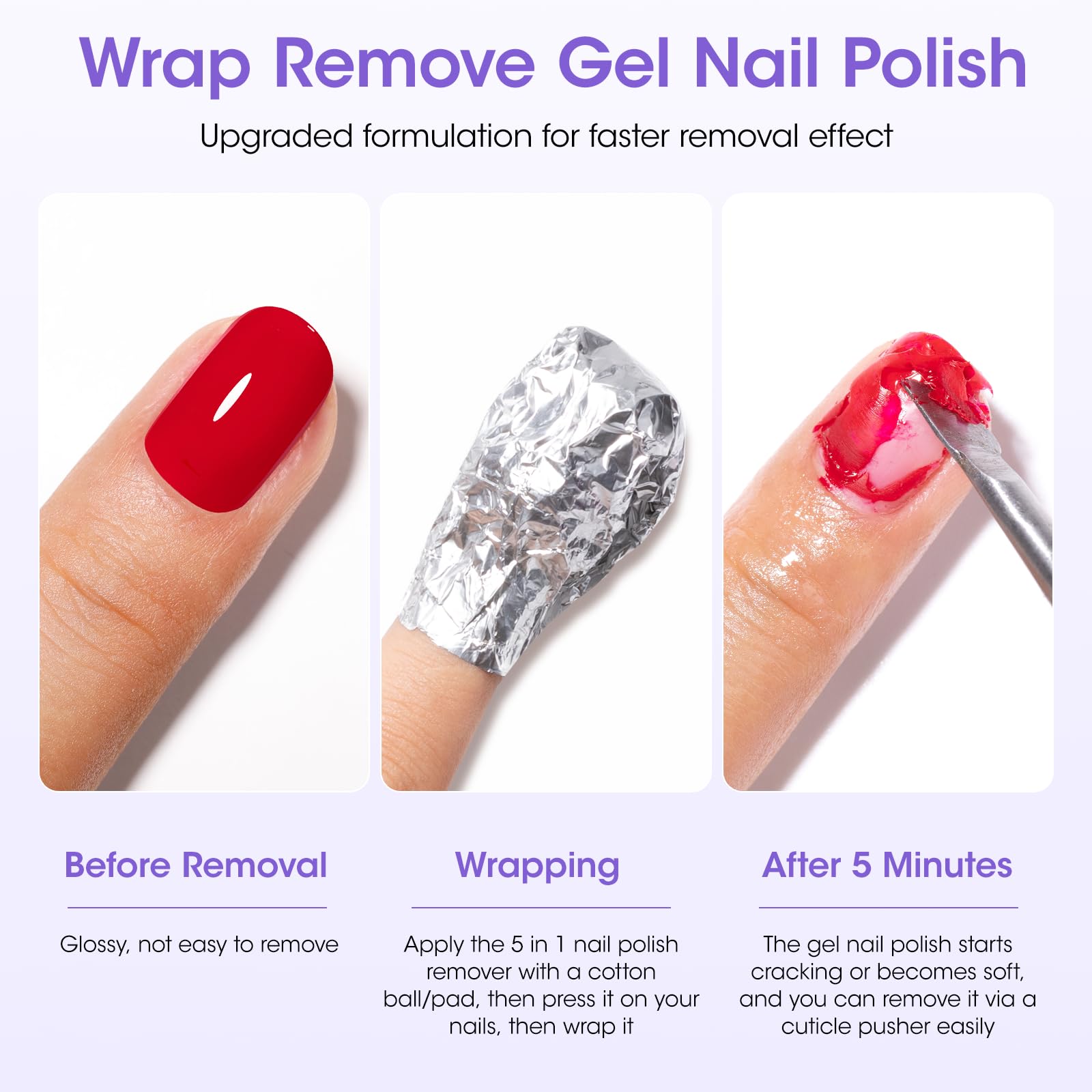 GELLEN Dissolvant Vernis Paillettes Doux efficace sans agressivité.