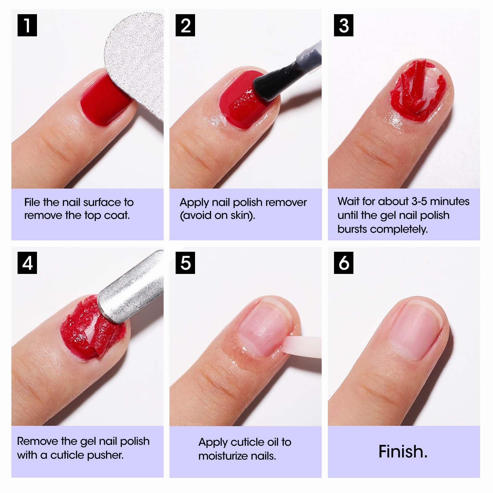 GELLEN emballage kit soin ongles présente une solution pratique et compacte
