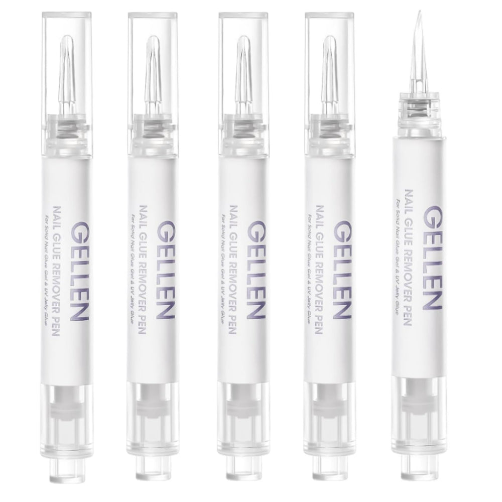 GELLEN Enleveur Colle Ongles avec buse précision pour une application ciblée