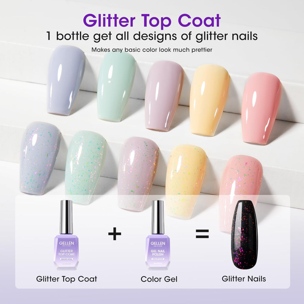 GELLEN Ensemble Base et Top-Coats pour multiples finitions professionnelles.