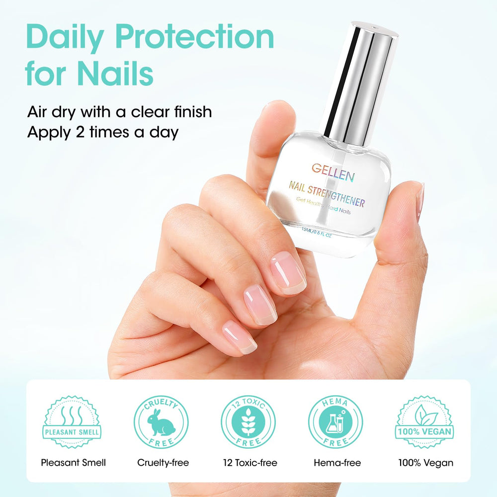 GELLEN finition incolore brillante, look naturel.