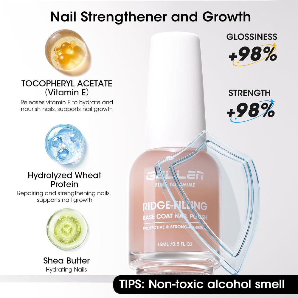 GELLEN finitions nude translucide respecte l’apparence naturelle des ongles