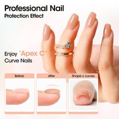 Jeu de 20 formes d’ongles Gellen pour modeler facilement les extensions.