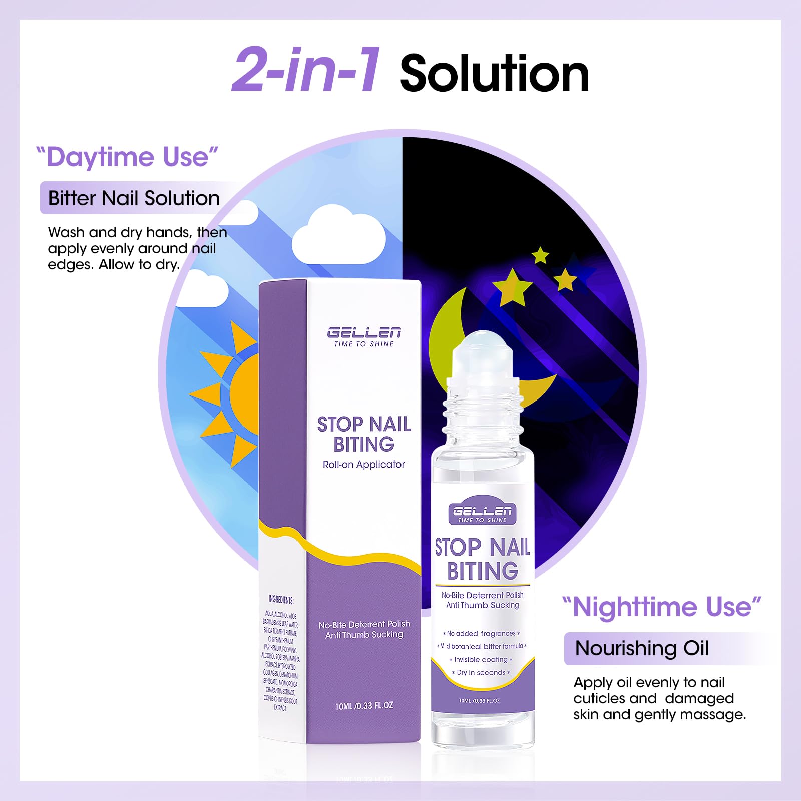 Gellen formule bio sans ingrédients nocifs: sécurité et douceur.