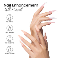 GELLEN Builder Gel – ongles, résistance et durabilité après cure.