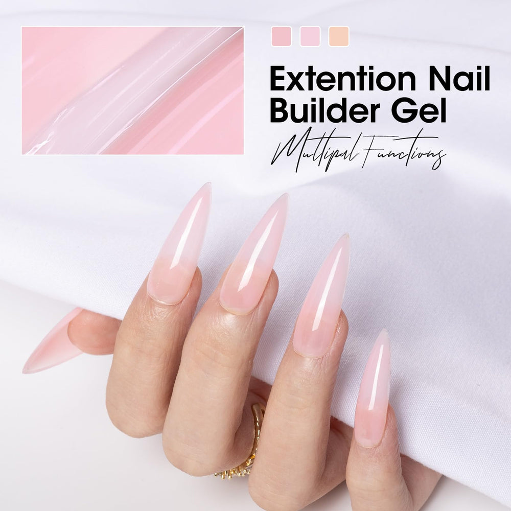 GELLEN Builder Gel – ongles flexibles pour designs longs et courbes.