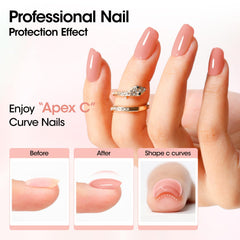 GELLEN Nude Rose en cours d’application, rendu uniforme et soigné.