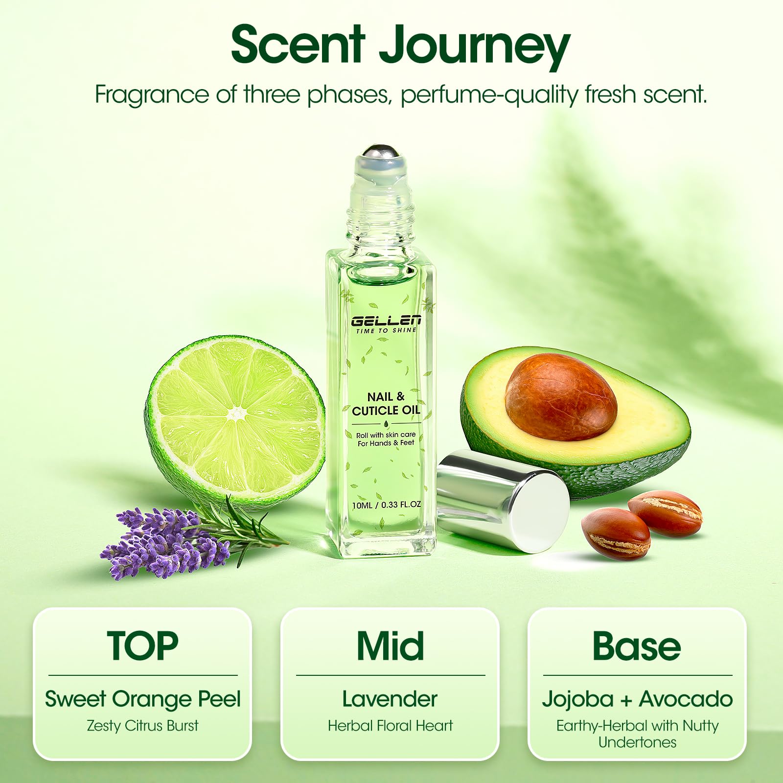 GELLEN ingredients avocat baobab vitamines e – formule riche et nourrissante