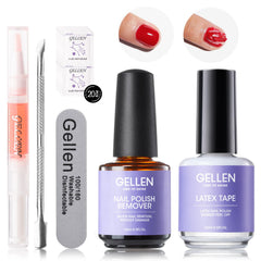 Gellen kit démaquillant gel: retrait rapide du vernis gel à domicile.
