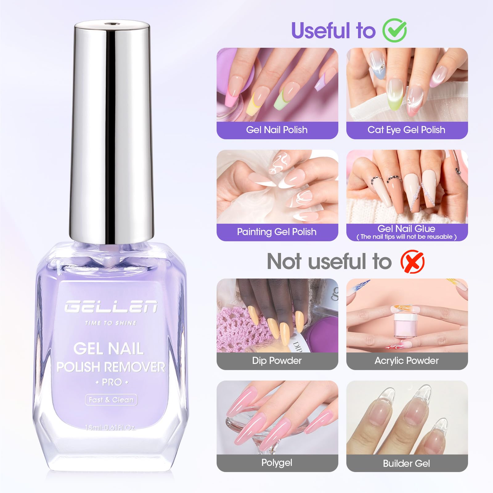 Lime à ongles Gellen, ponçage doux et efficace.