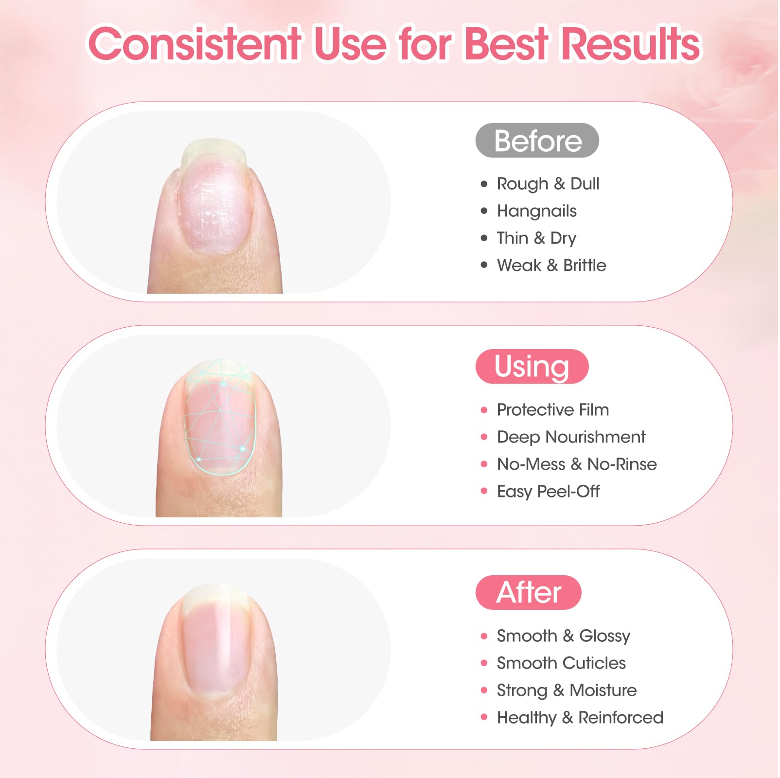 Gellen masque ongles soin soir – appliqué avant le coucher
