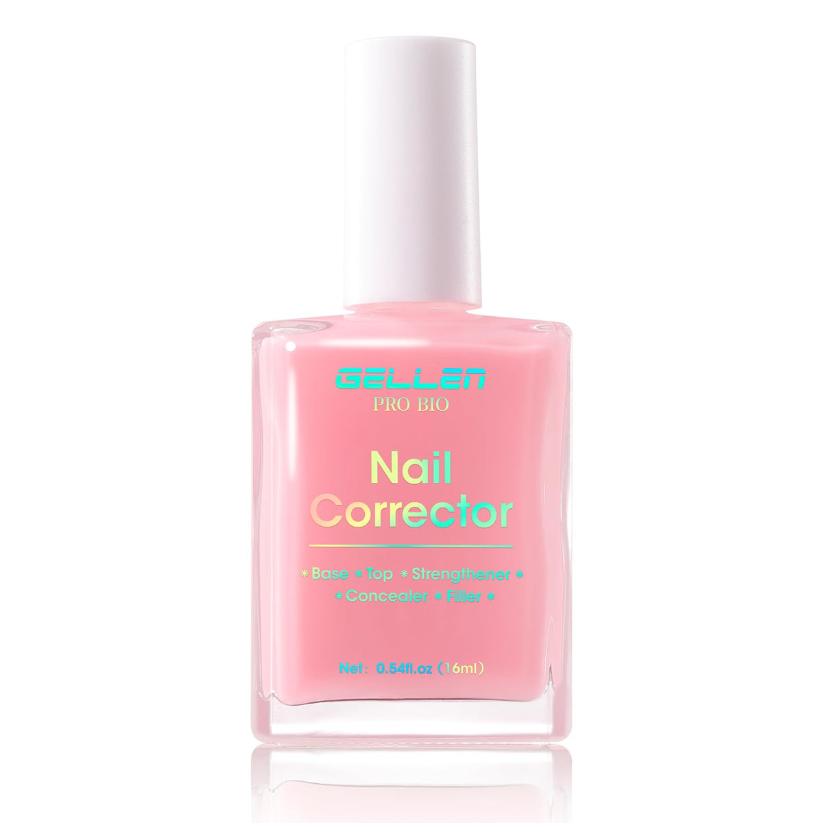 GELLEN PRO BIO bottle pouring to show the 5-in-1 formula for nails