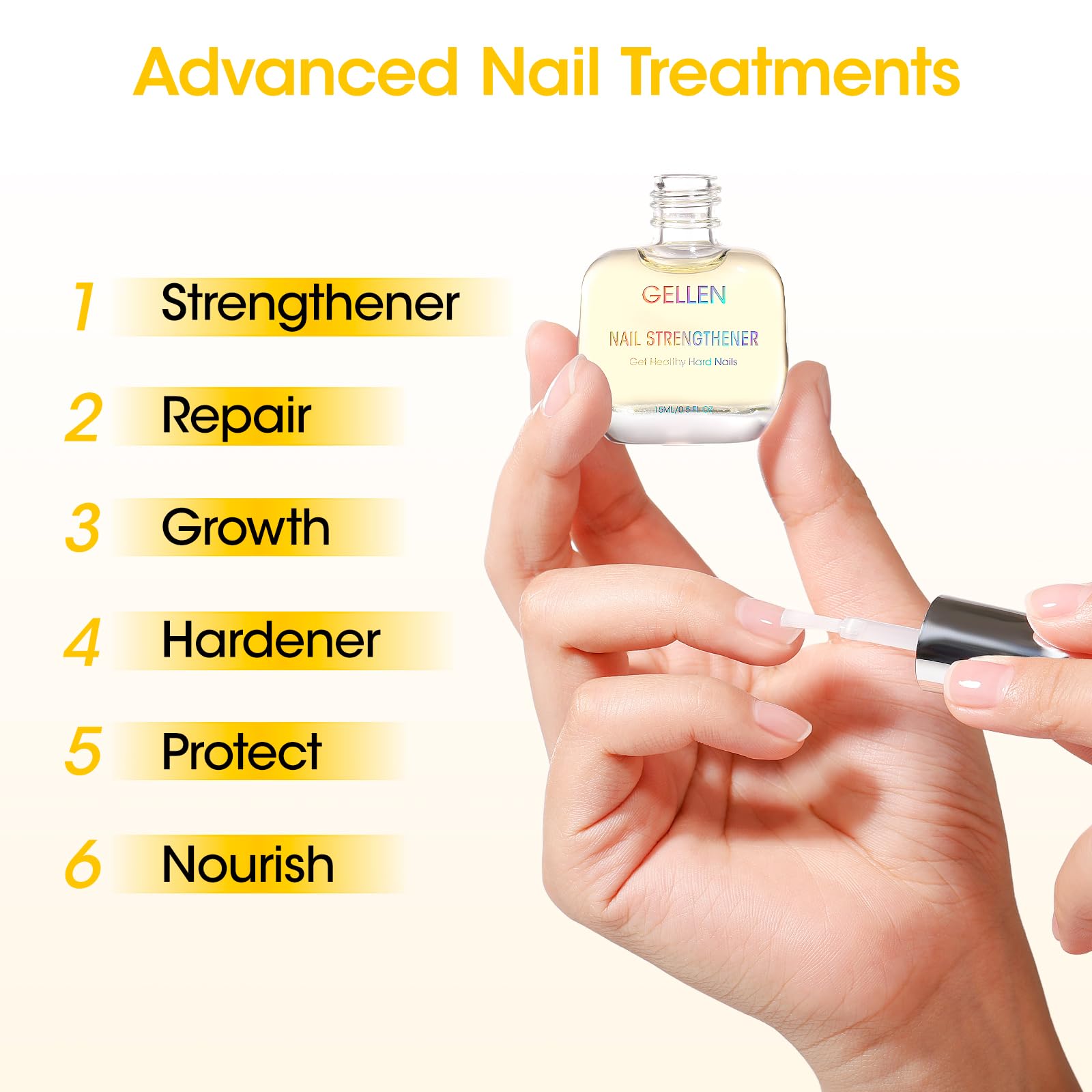 GELLEN Pro Care croissance-ongles nourrissant, soutien quotidien.