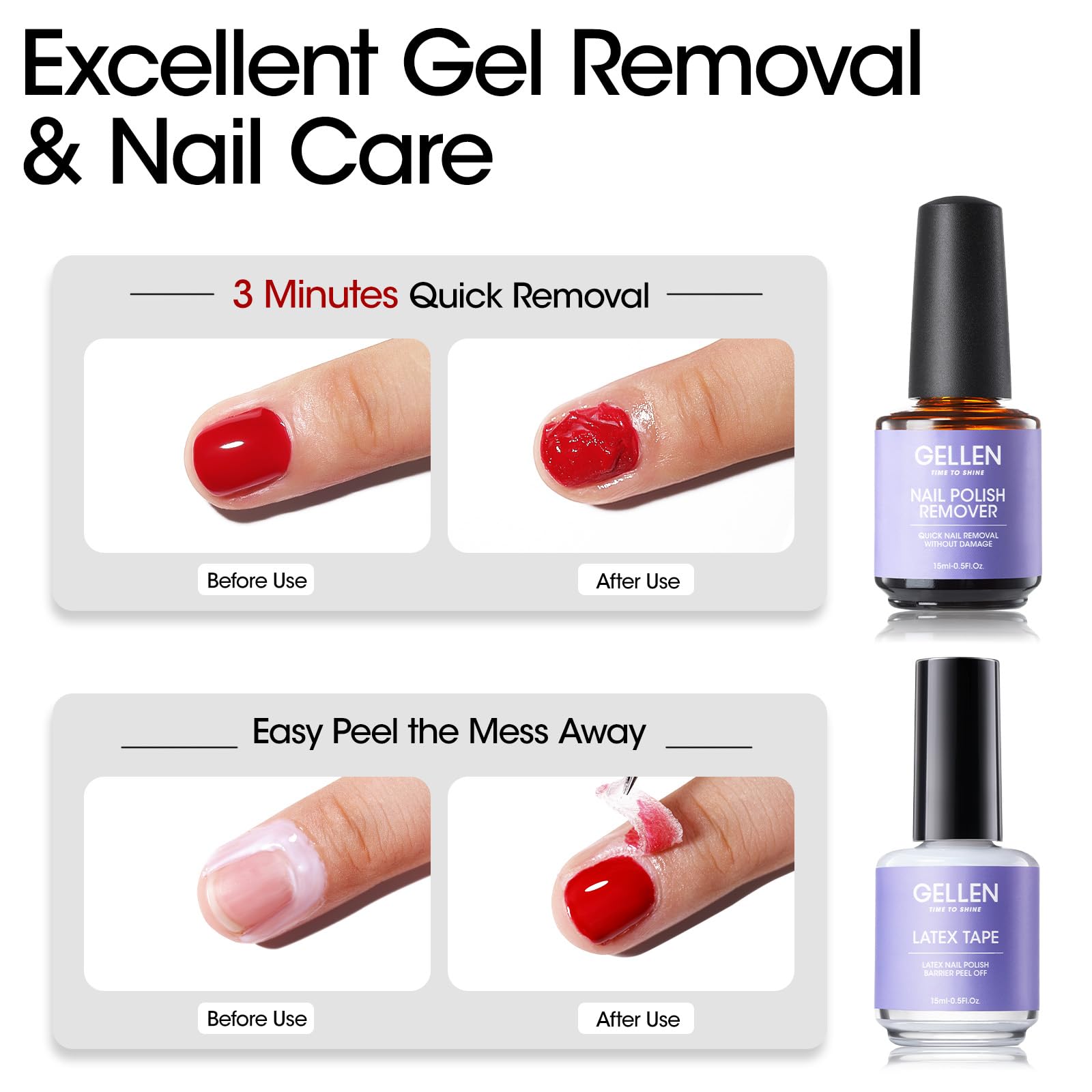 Gellen ruban latex peel-off: barrière protectrice pour peau et cuticules.